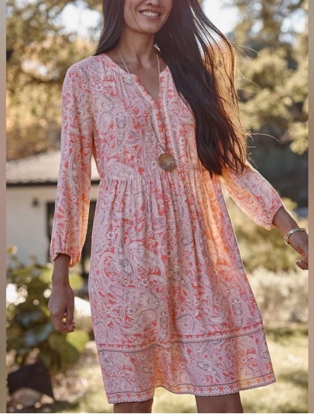 J. Jill NWT A-Line Peasant Boho Dress size XS